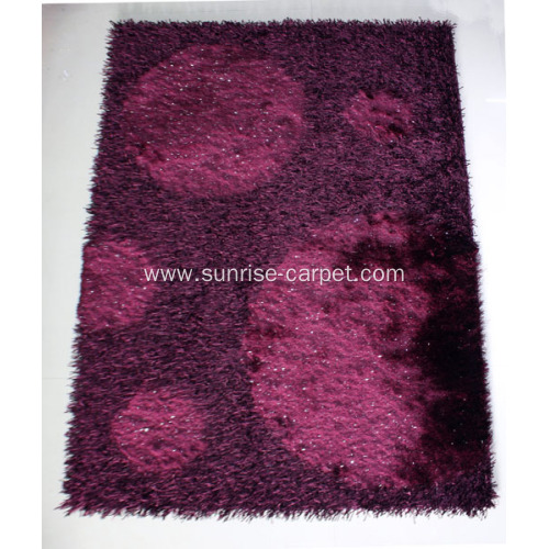 Polyester Shaggy with Design Carpet Rug